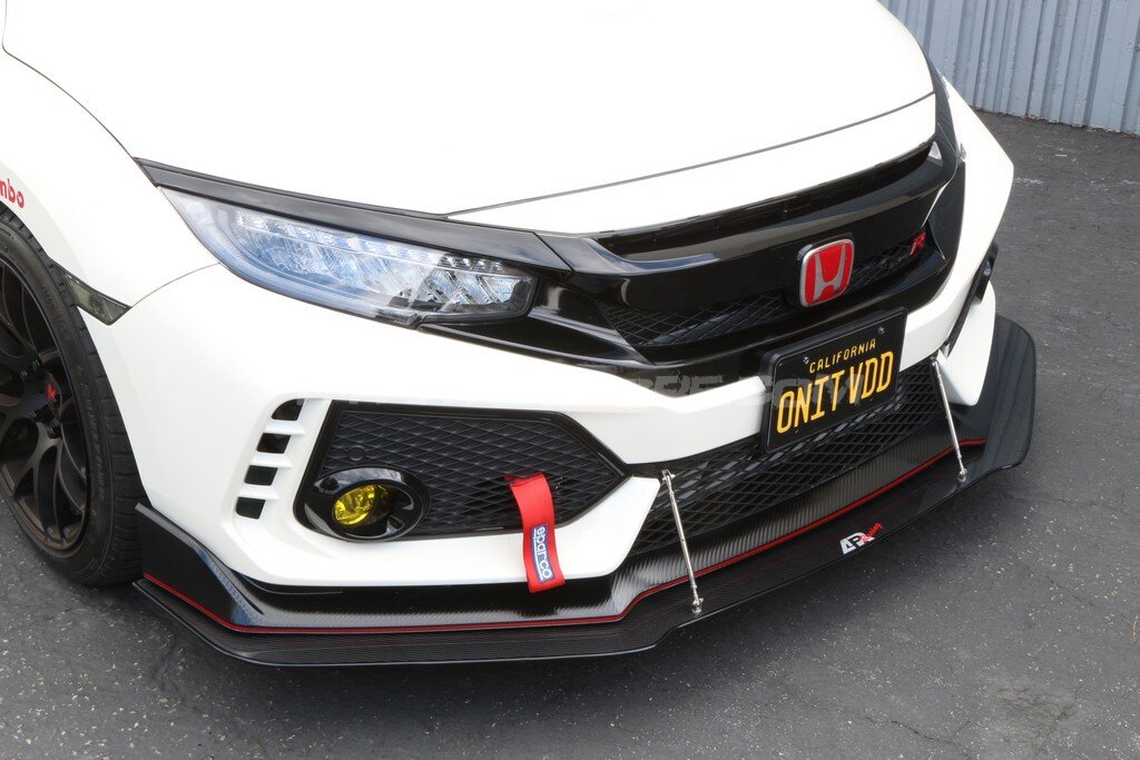APR Performance Frontsplitter - 17+ Honda Civic Type-R FK8 ...