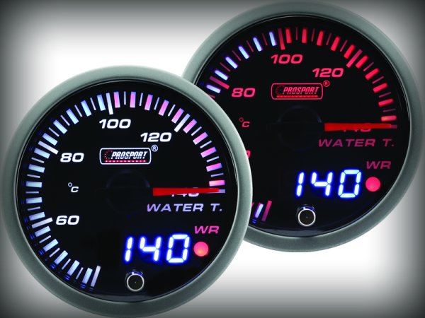 Prosport Wassertemperatur Anziege EVO Premium Serie 60mm